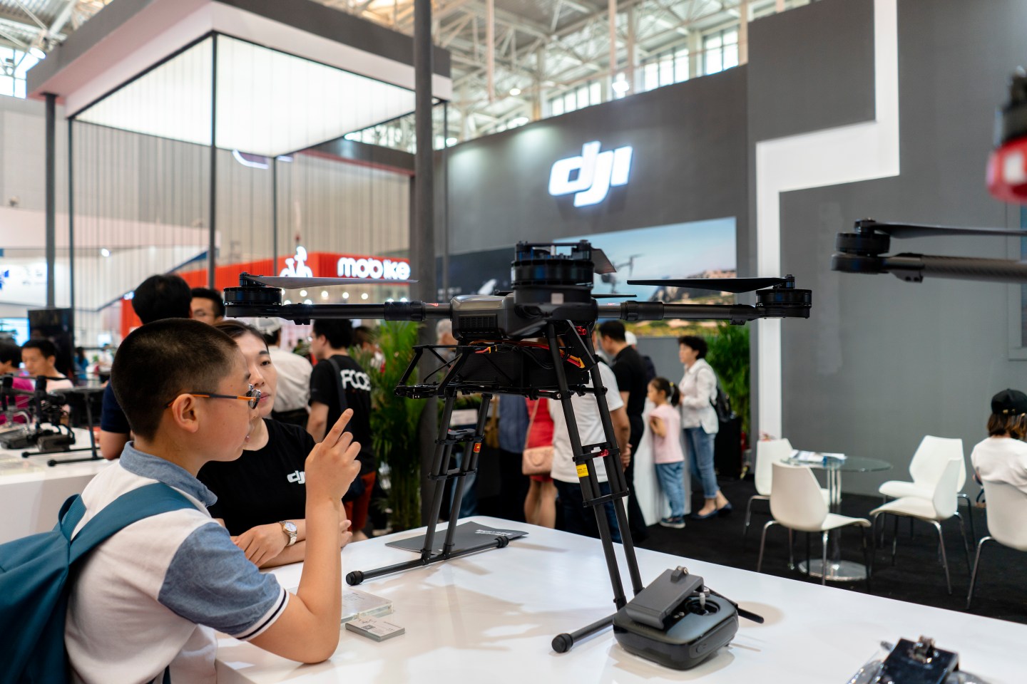 Shenzhen drone maker DJI provides 15% of the DOI's 810 drones. (Photo by Zhang Peng/LightRocket via Getty Images)
