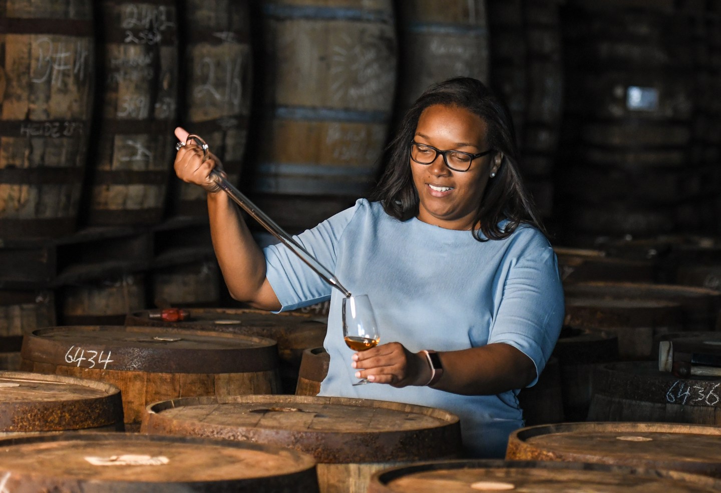 Trudiann Branker is Mount Gay Rum's first female master blender.