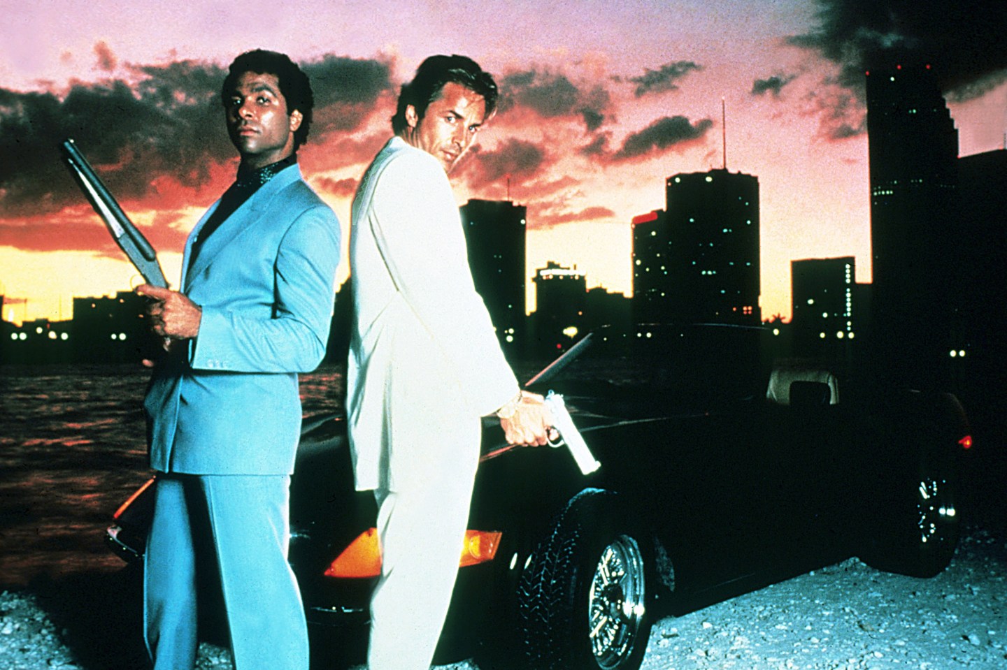 Miami Vice Don Johnson- Philip Michael Thomas
