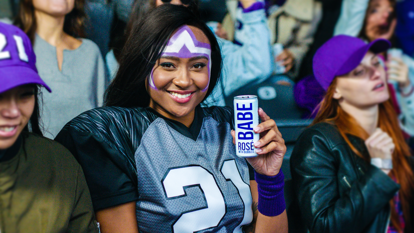 The NFL's latest play to cater to its female fans is the addition of canned wines from Babe Wine.