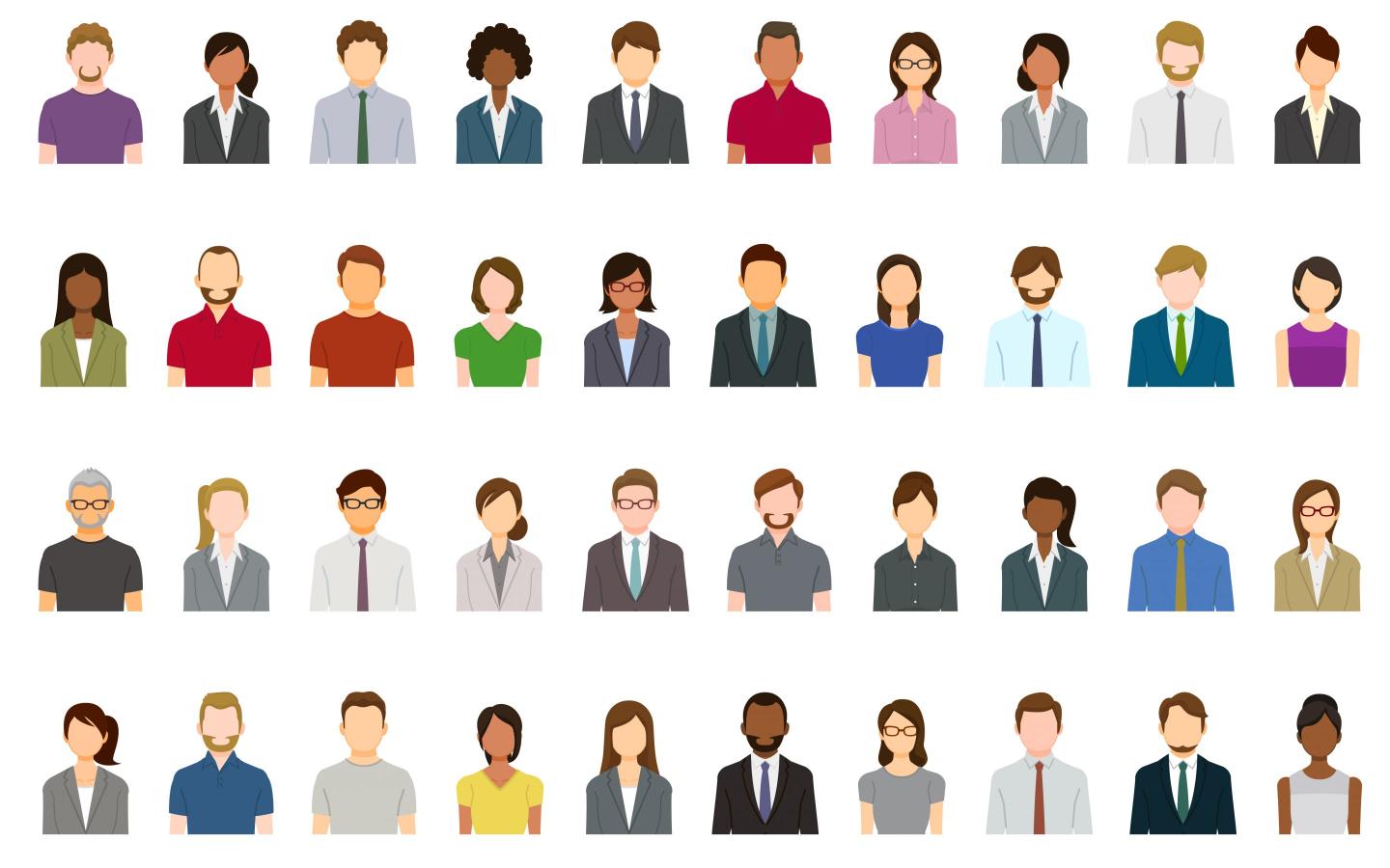 diversity businesses faceles people