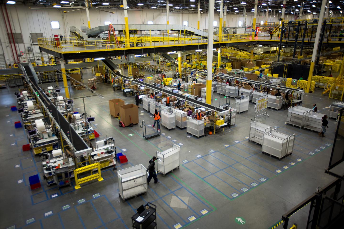 Operations Inside An Amazon.com Inc. Fulfillment Center On Cyber Monday