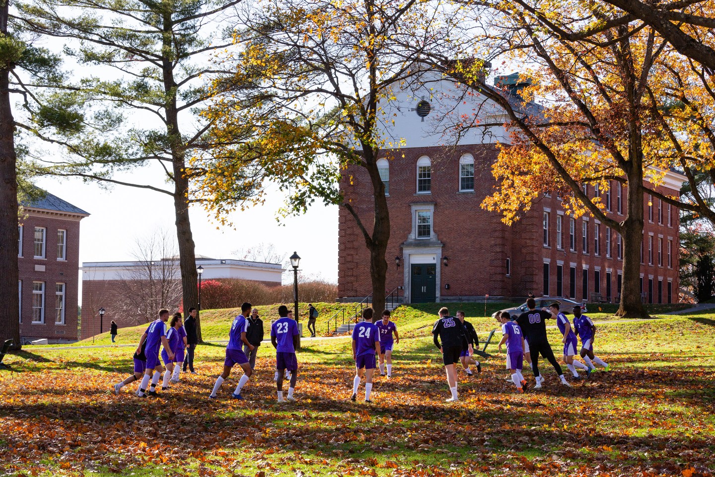 Amherst College Soccer Practice