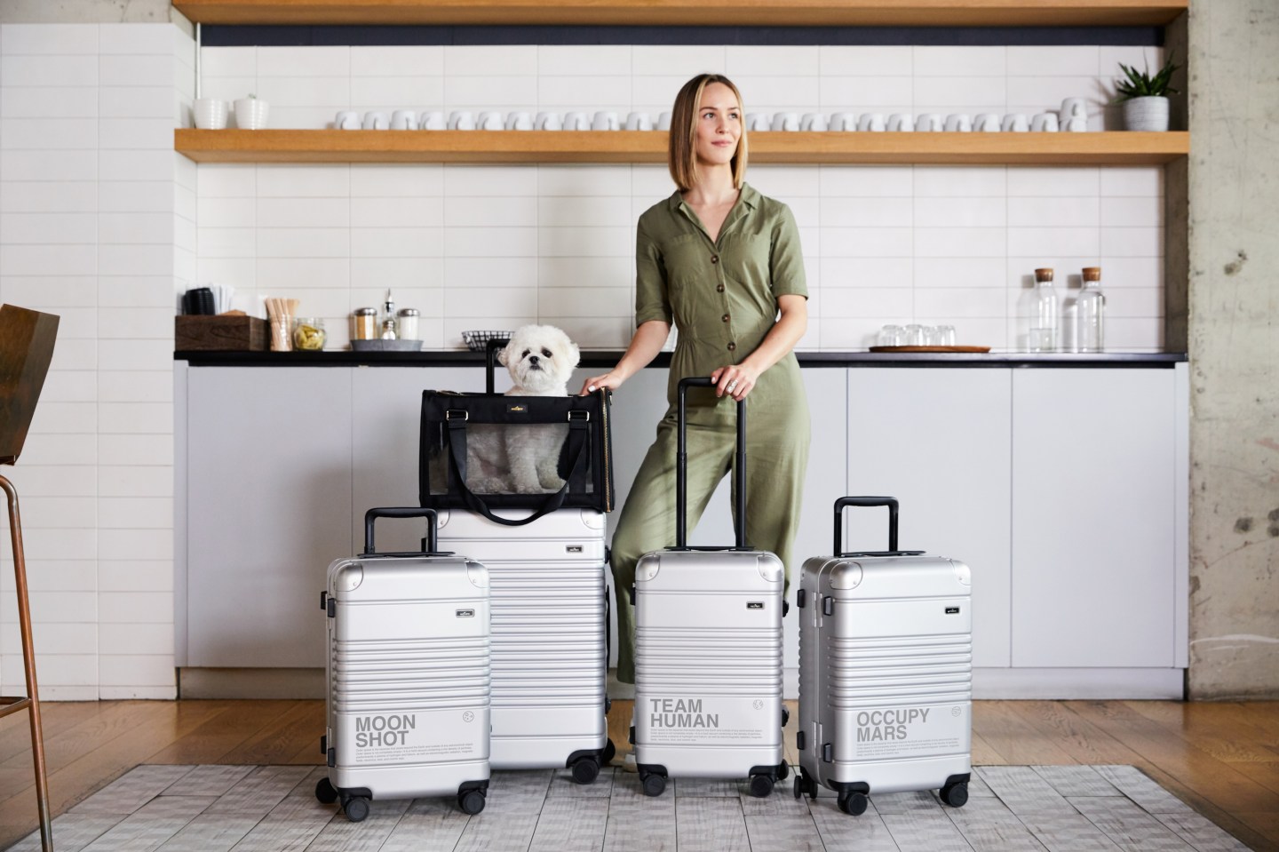 Arlo Skye produces lightweight polycarbonate and aluminum luggage with whisper-quiet wheels. 