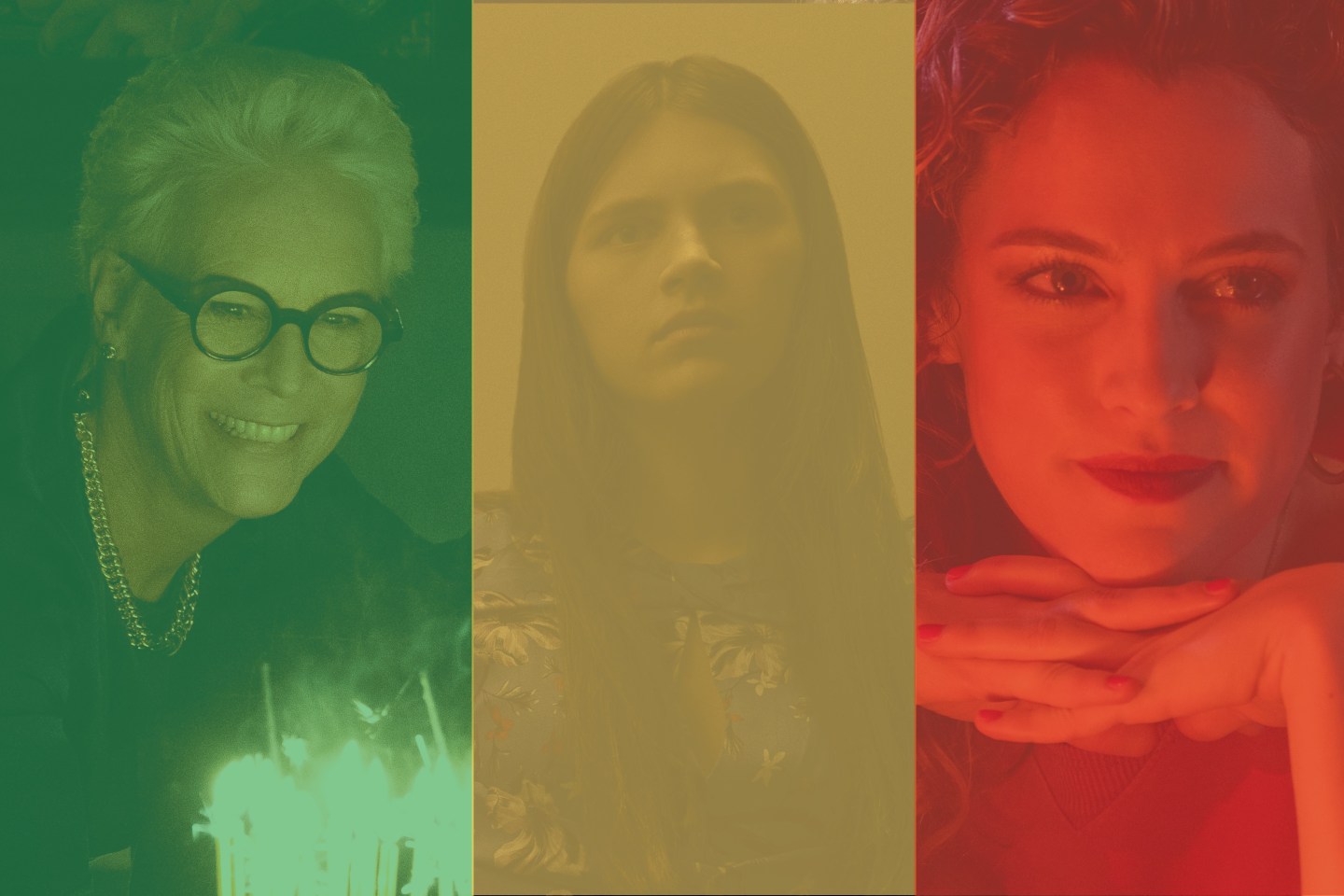 Jamie Lee Curtis in &#8220;Knives Out;&#8221; Nell Tiger Free in “Servant;&#8221; Riley Keough in &#8220;Earthquake Bird.&#8221;