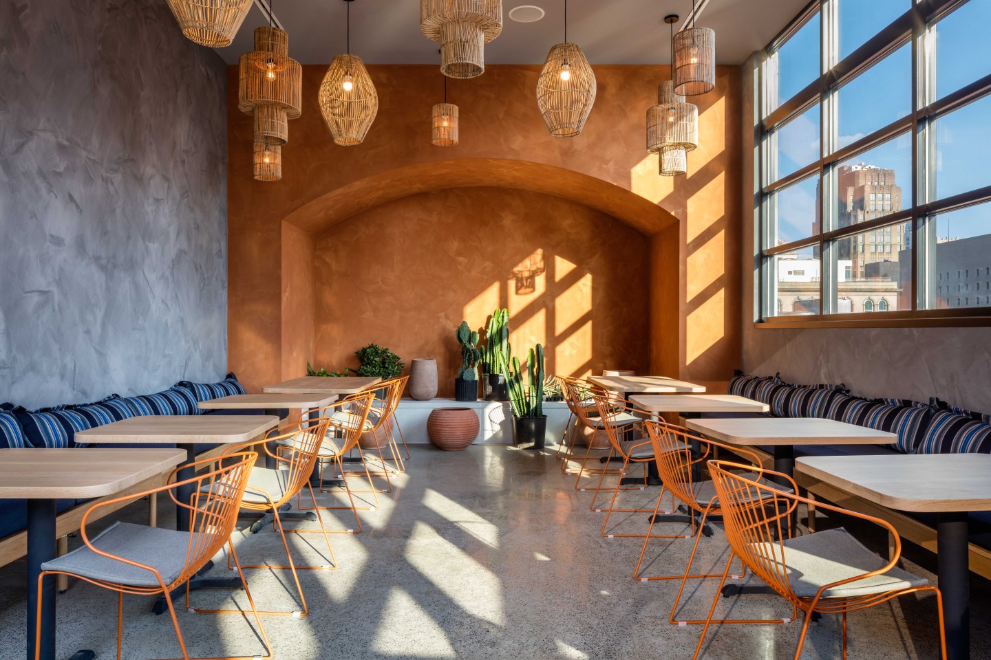 The Pod Philly is the city’s first micro hotel, with beautifully designed, compact rooms that utilize every inch of space, and common areas that are both welcoming and actually cool.