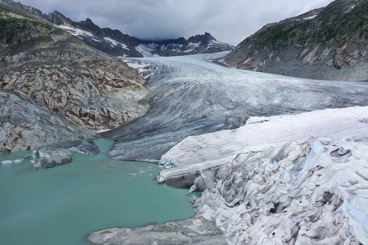 Europe's melting glacier