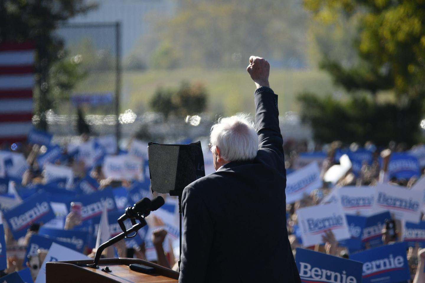 Bernie Sanders Returns To The Campaign Trail With A Rally In New York City