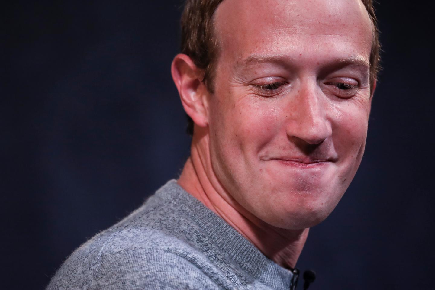 Facebook CEO Mark Zuckerberg speaks about the new Facebook News feature at the Paley Center For Media on October 25, 2019 in New York City.