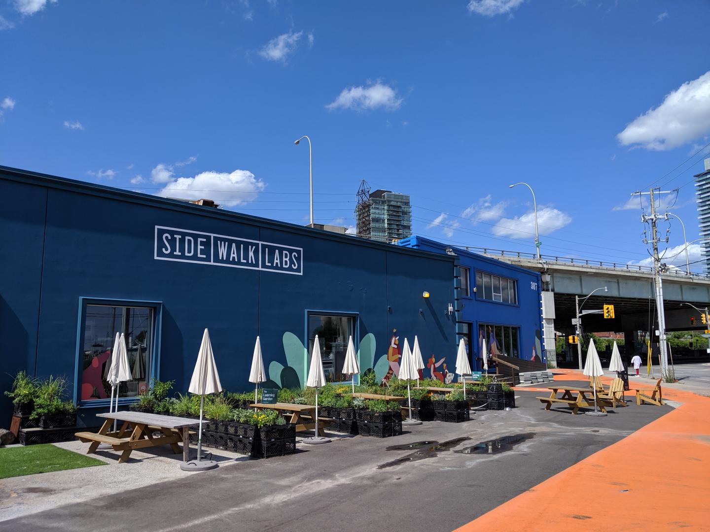 This undated photo received on October 31, 2019 shows Sidewalk Labs in Toronto, Ontario. - Toronto authorities agreed in principle October 31, 2019 to move forward with a controversial project by a subsidiary of Google parent-company Alphabet to create a sustainable and futuristic neighbourhood on a former industrial site on the city's waterfront. The subsidiary, Sidewalk Labs, was contracted in 2017 by Waterfront Toronto- a tripartite agency comprising municipal, provincial and federal government representatives -- to develop the 12-acre Quayside site at the foot of the city's Parliament Street. (Photo by STR / AFP) (Photo by STR/AFP via Getty Images)