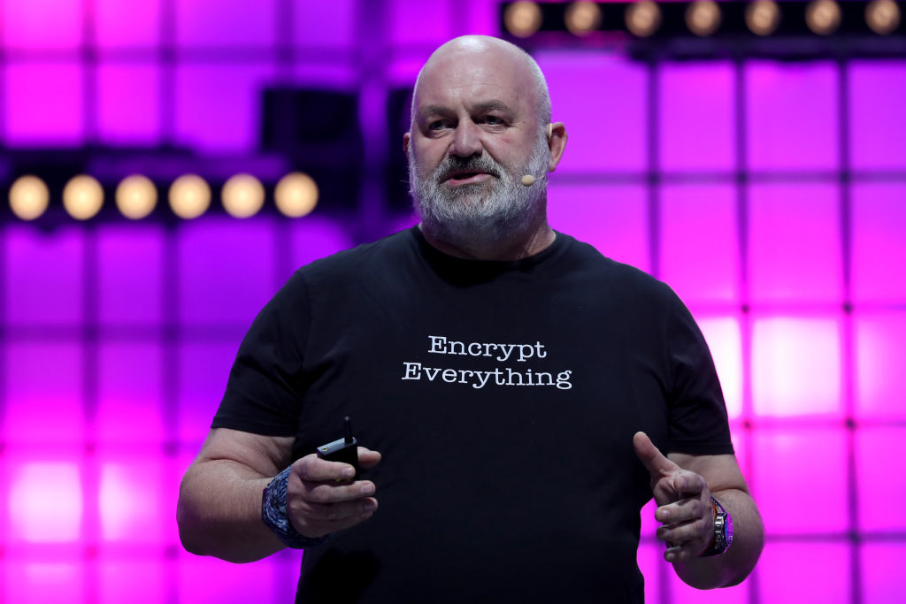 Amazon CTO Werner Vogels speaking at Web Summit