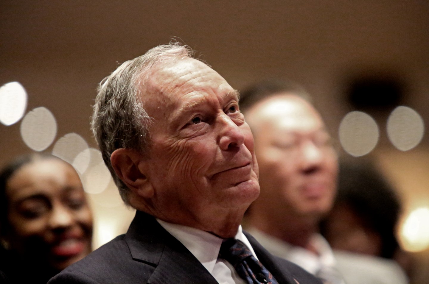 Michael Bloomberg Speaks At Predominantly Black Church In Brooklyn, New York