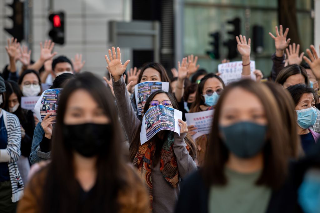 HONG KONG-CHINA-POLITICS-CRIME-UNREST