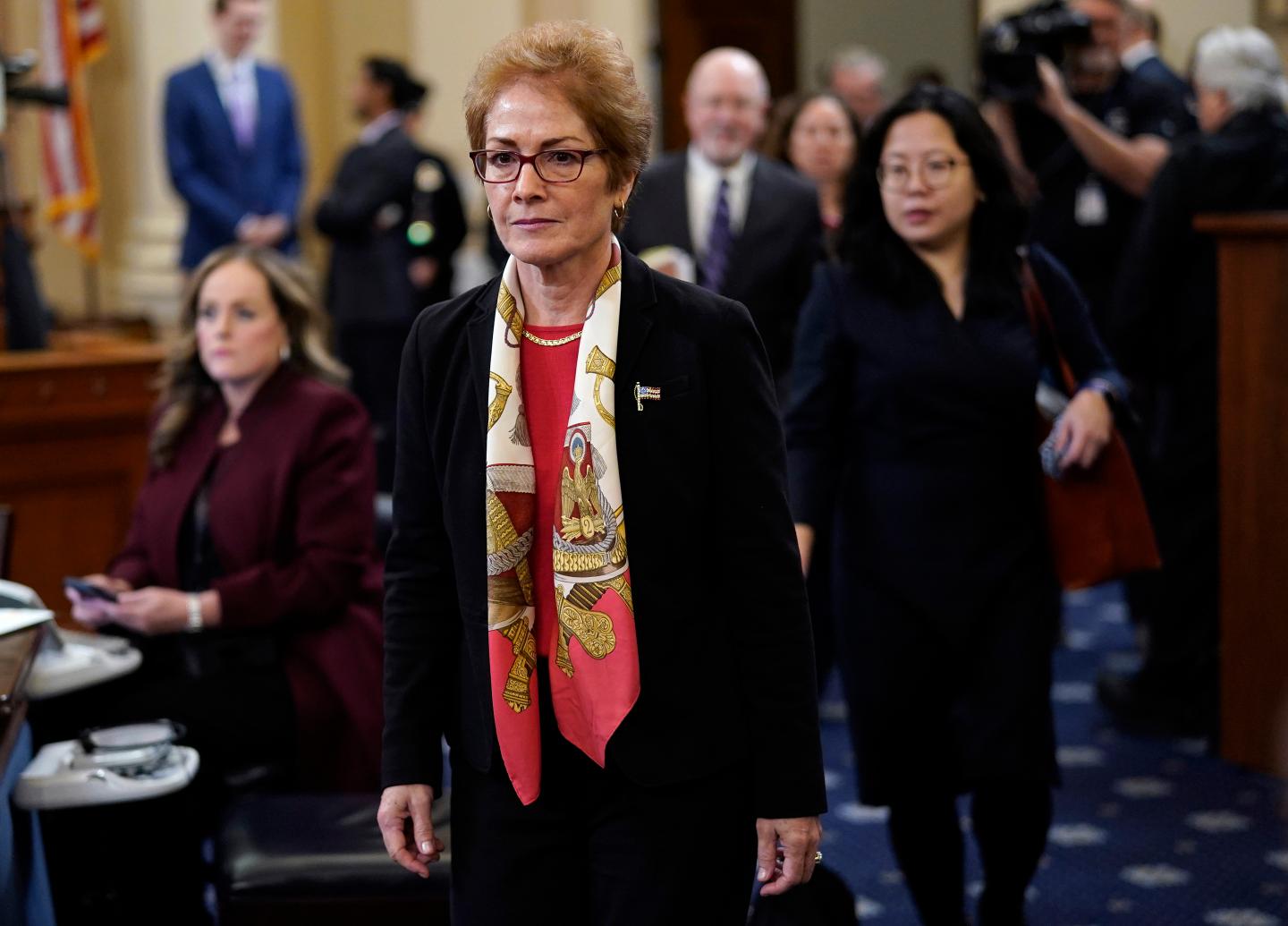 Former U.S. Ambassador To Ukraine Marie Yovanovitch Testifies At Impeachment Hearing