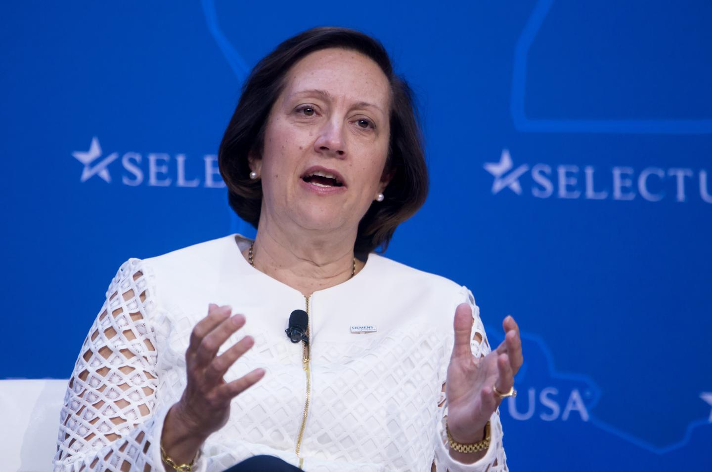 Otis Elevator CEO Judy Marks, pictured when she was CEO of of Siemens USA.