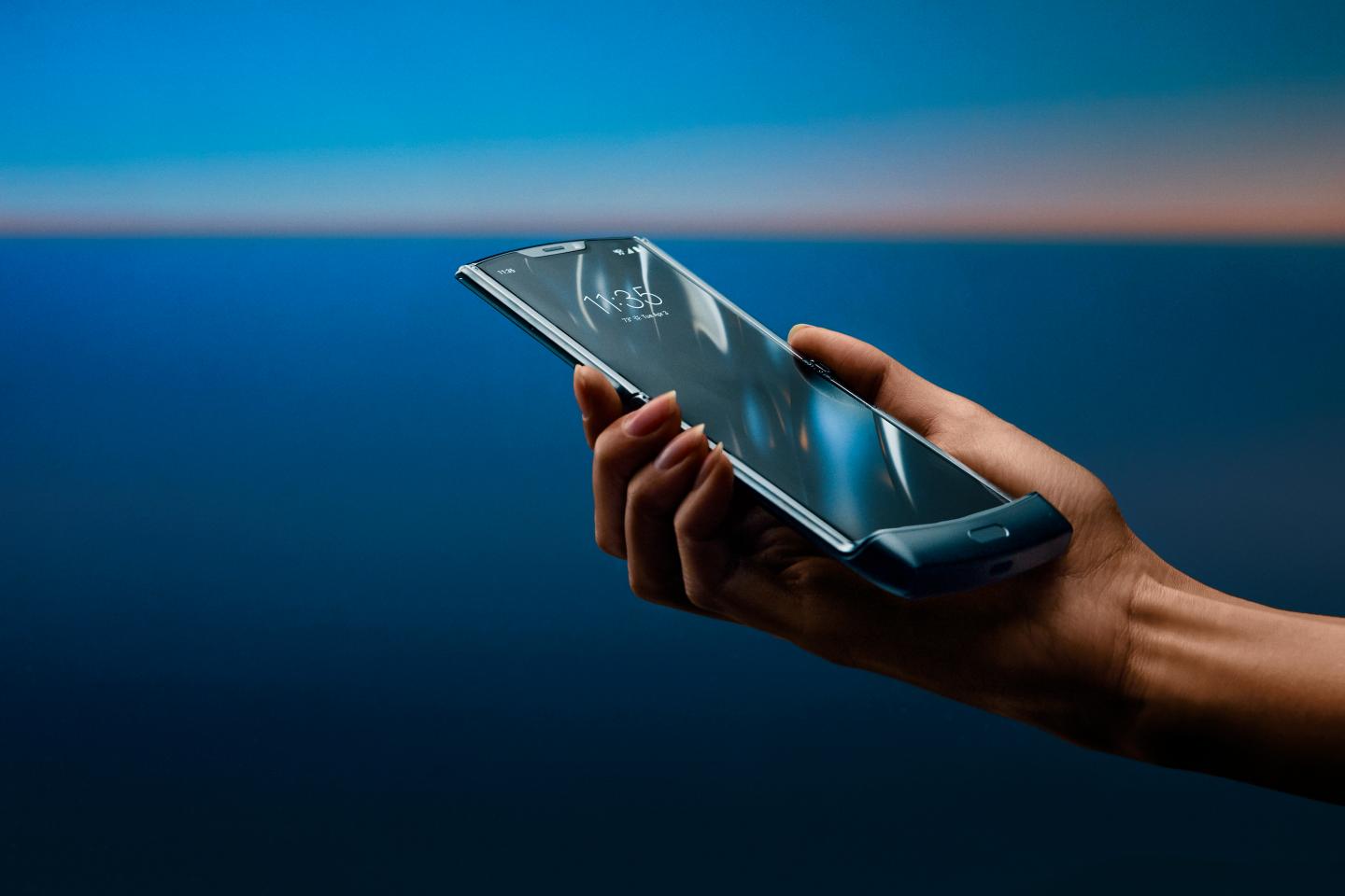Motorola announced the new Motorola Razr on Wednesday, a $1,500 folding phone running Android that will be available for pre-order in late 2019 and ship in early 2020.