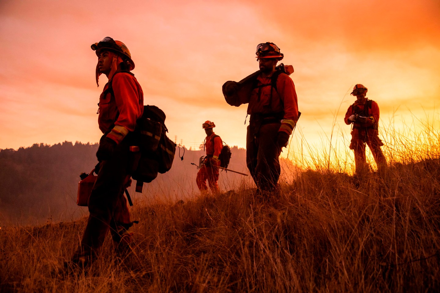 Inmate Firefighters-California Wildfires