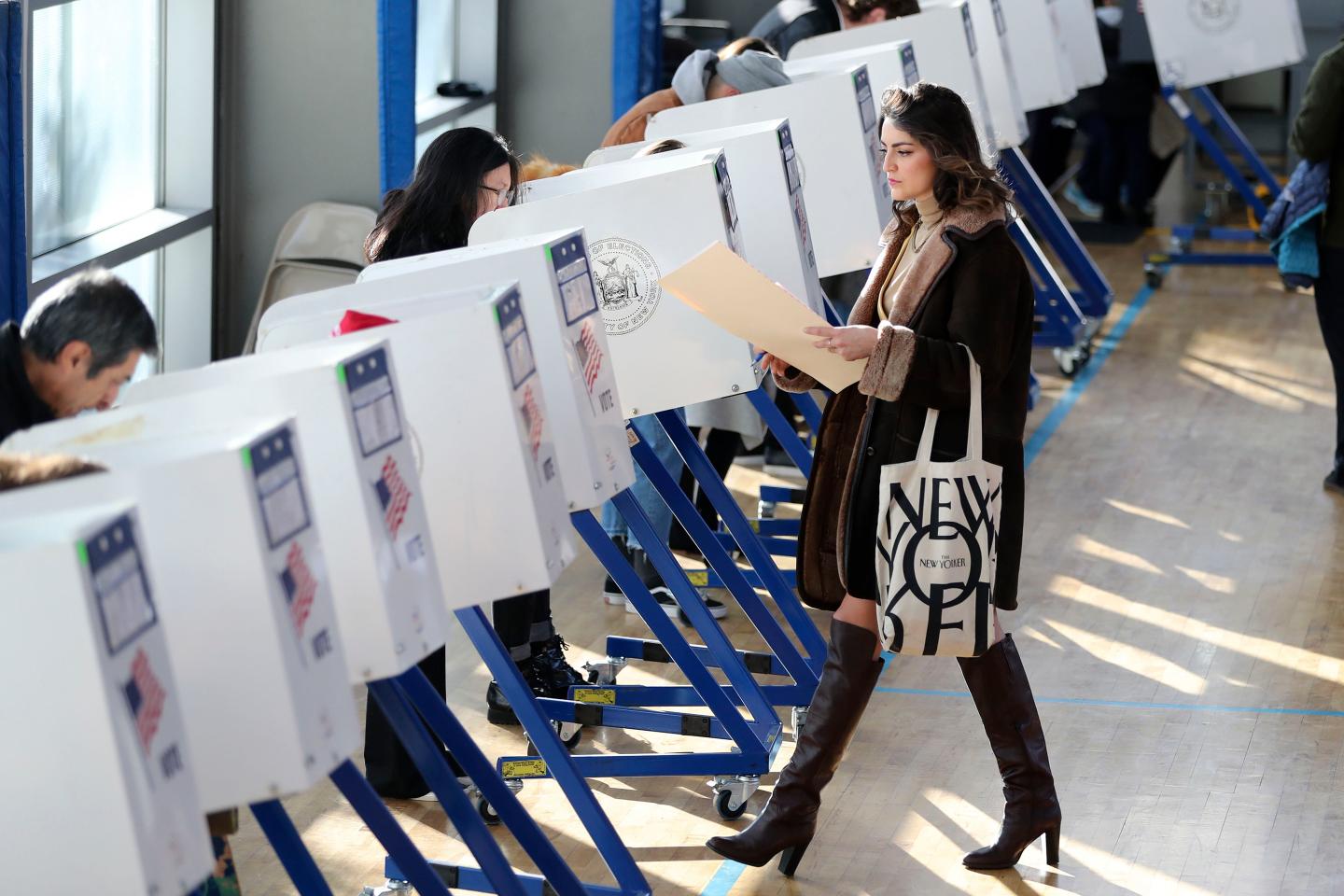 New York Voting Station