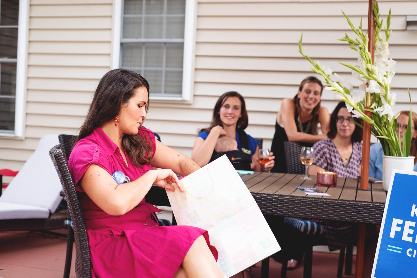 It’s a Girl! How One Candidate Is Turning Baby Showers Political
