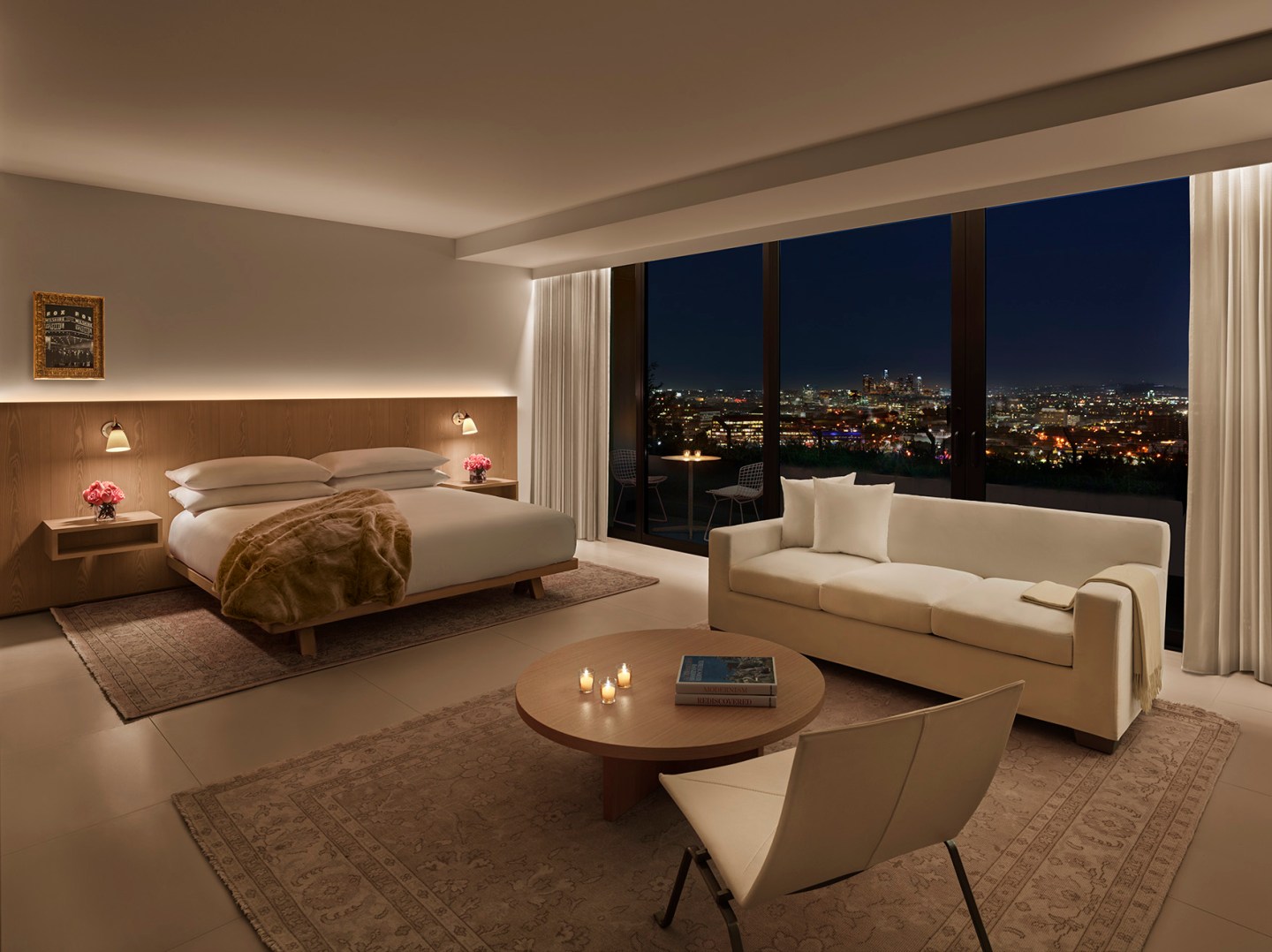The loft terrace suite at the EDITION West Hollywood.
