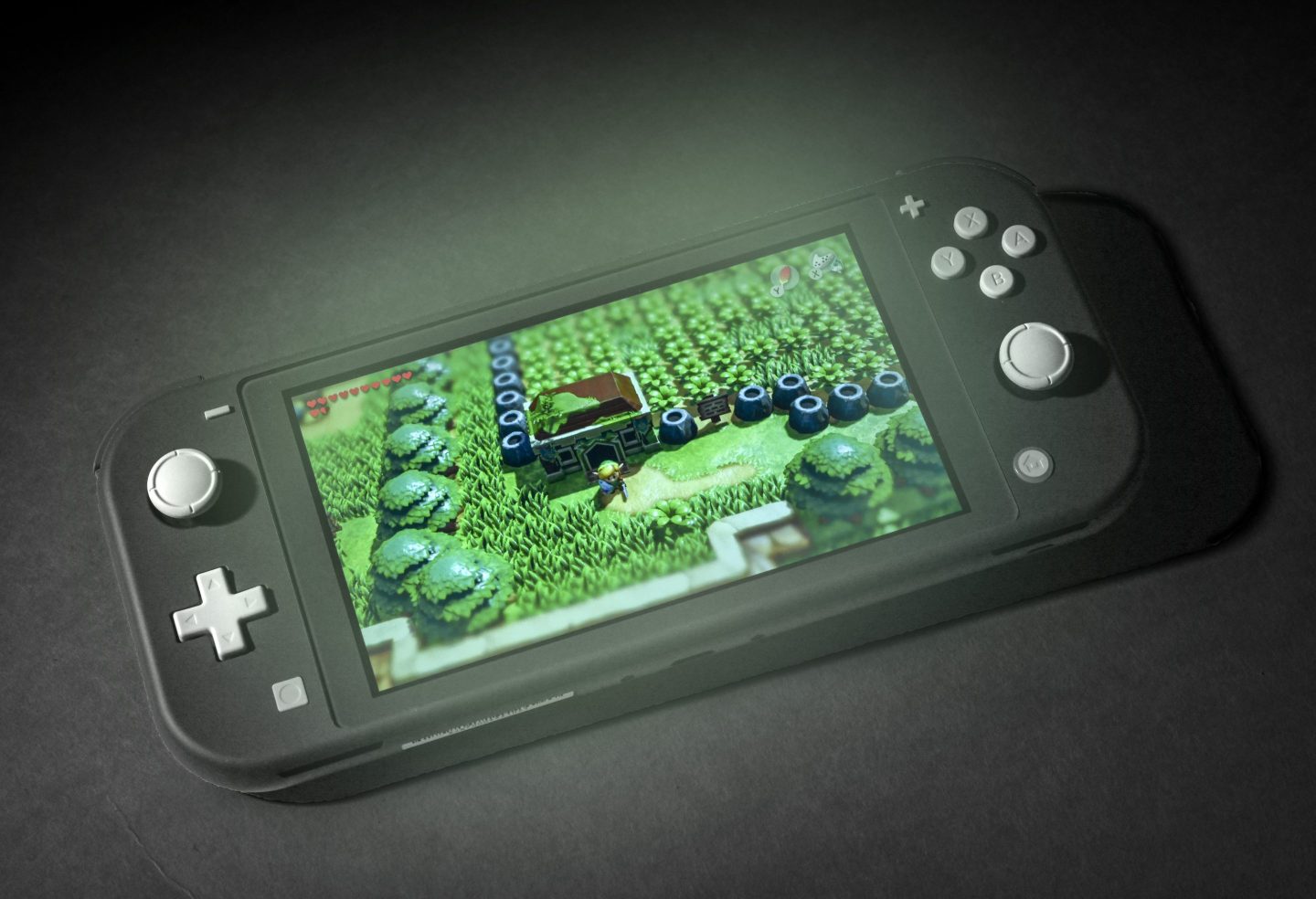 Reporter Gene Wang and the new Nintendo Switch gameplayer, on September 18 in Washington, DC.