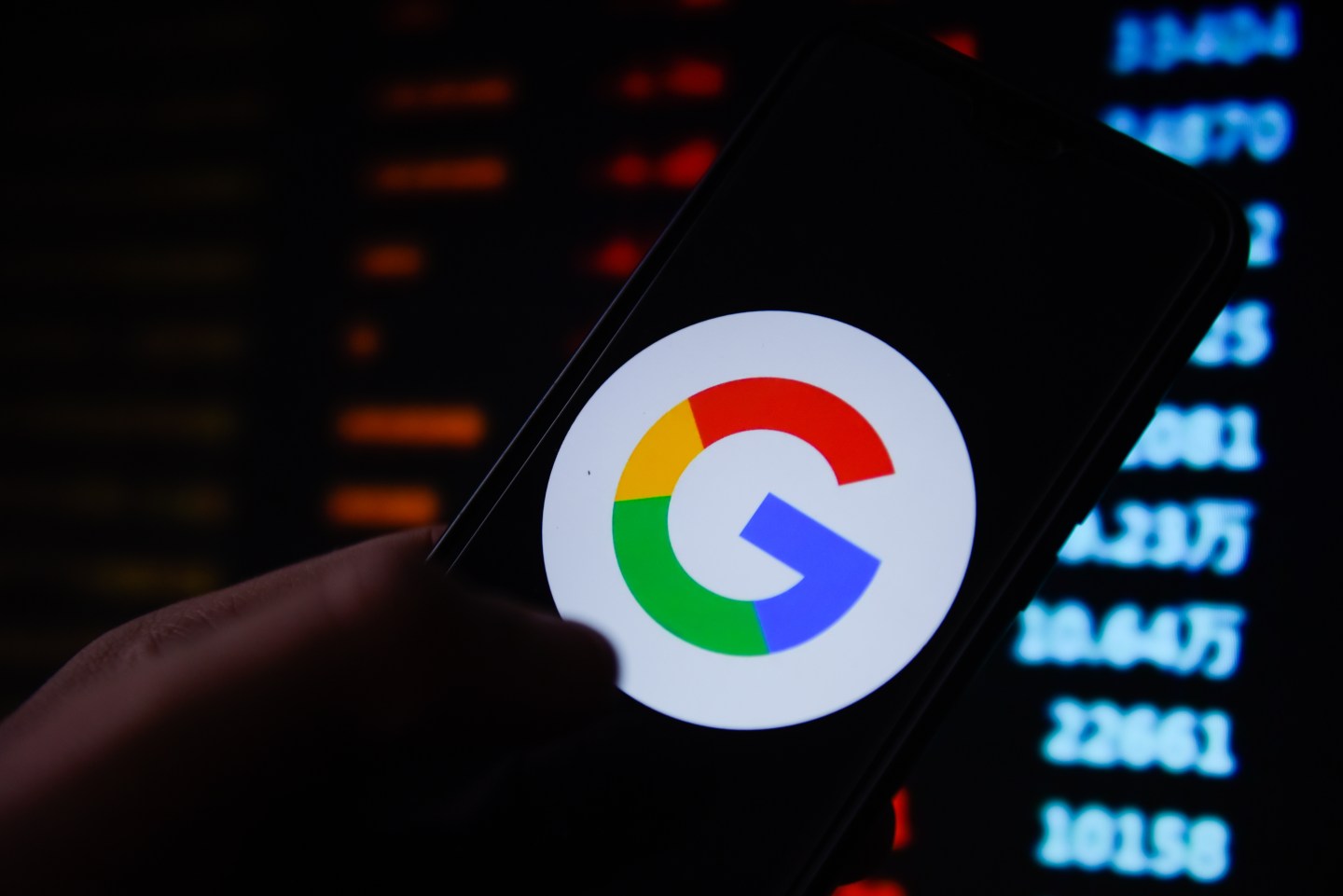 POLAND - 2019/12/04: In this photo illustration a Google logo seen displayed on a smartphone. (Photo Illustration by Omar Marques/SOPA Images/LightRocket via Getty Images)