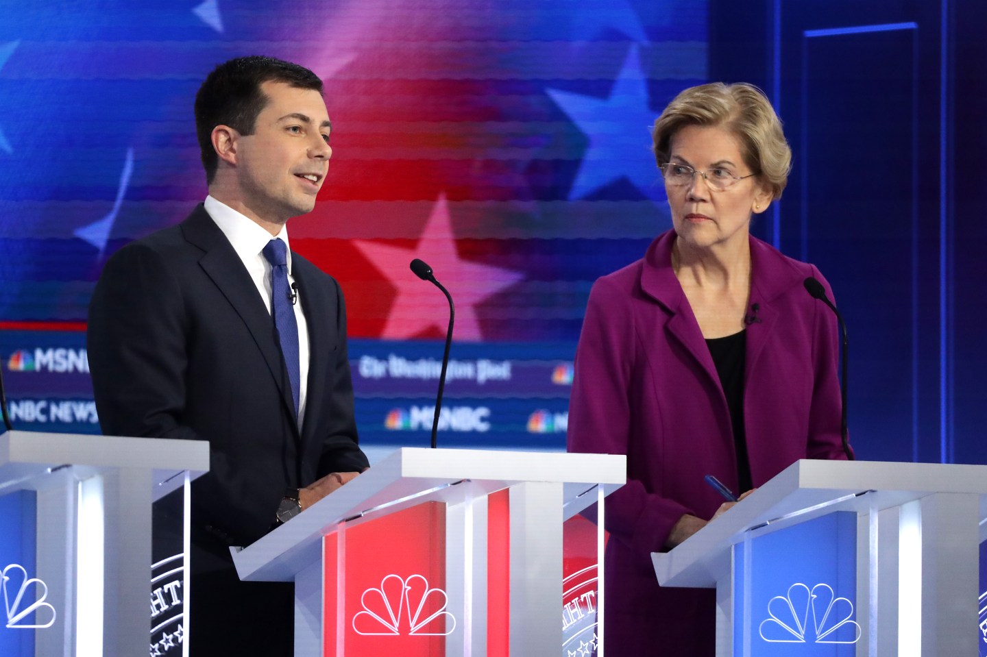 Democratic Presidential Candidates Participate In Debate In Atlanta, Georgia