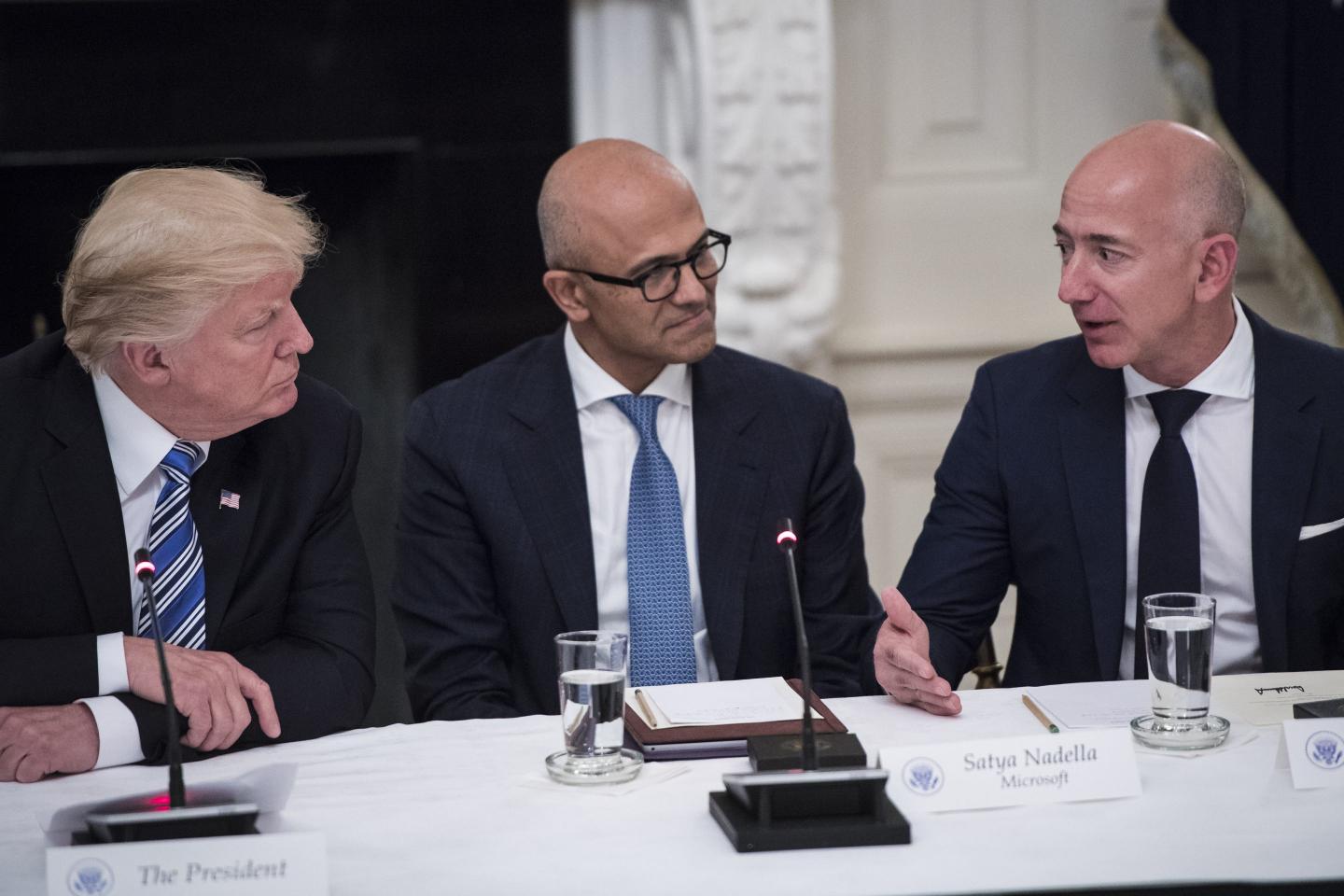 Amazon Says They Lost a $10 Billion DoD Contract Because Trump Sees Bezos as a ‘Political Enemy’