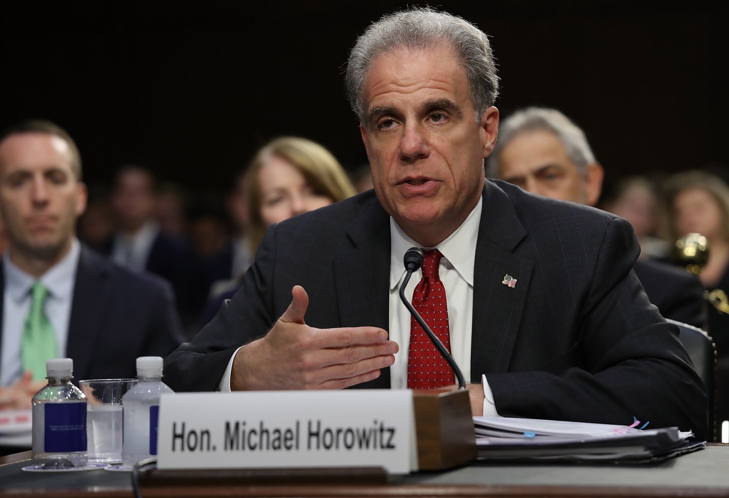 FBI Director Wray And Justice IG Horowitz Testify At Senate Hearing On FBI Report