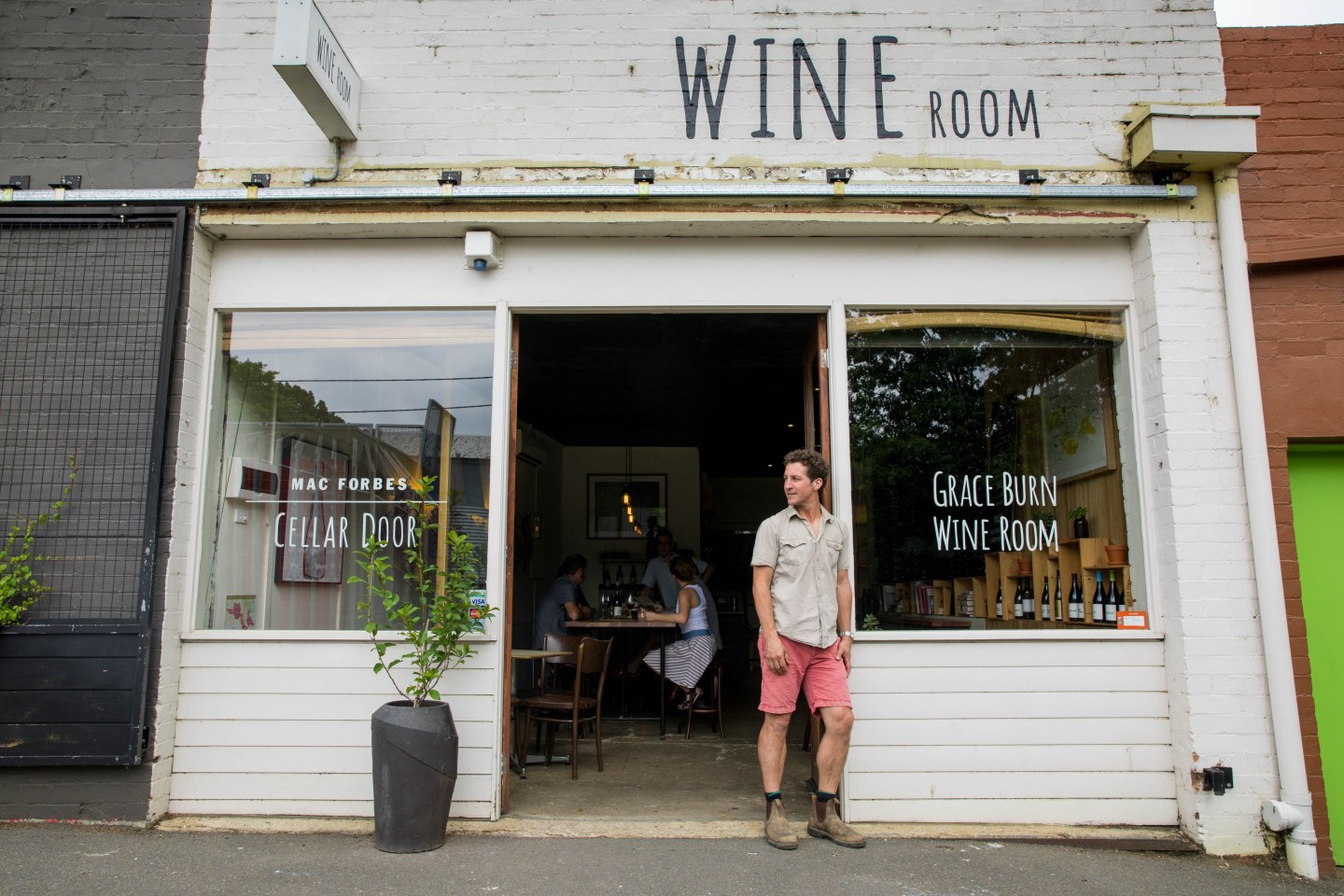 The wine room at Mac Forbes in Victoria's Yarra Valley.