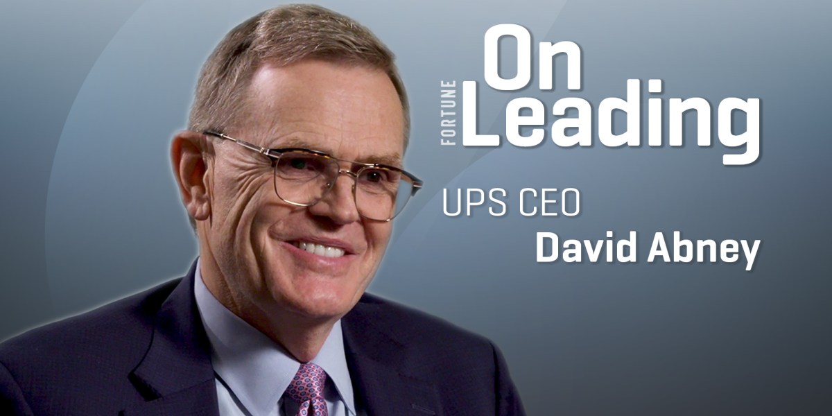 UPS CEO David Abney On Leading The Shipper's Overhaul: 'Moving Forward ...