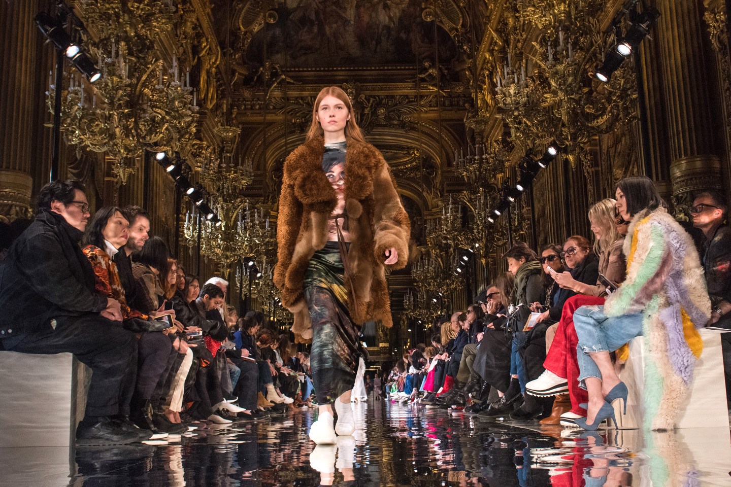 Stella McCartney Fur Free organic Fibre Coat