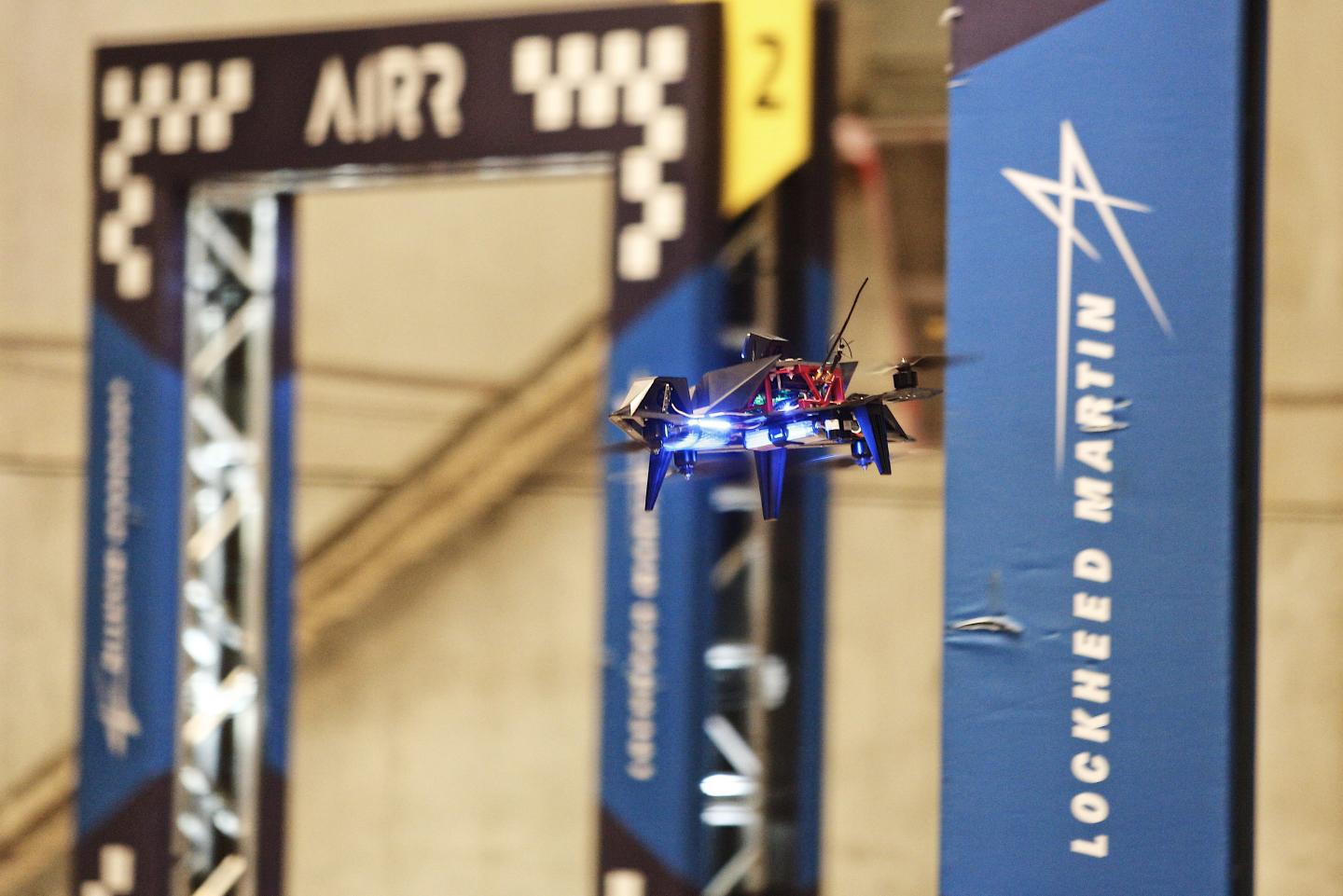 A.I. piloted racing drone