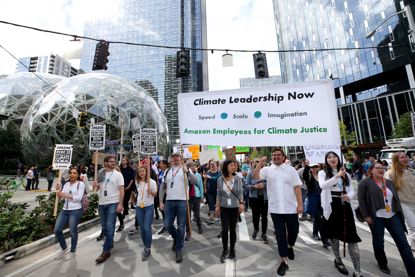 Amazon-Climate Change-Protests