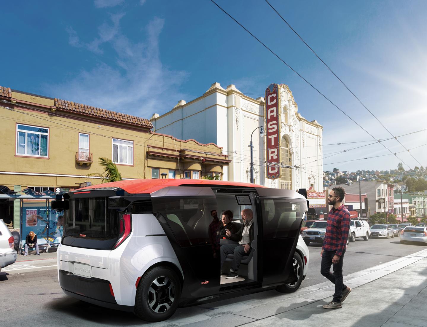 GM’s Cruise unveils new self-driving car without steering wheels and brake pedals