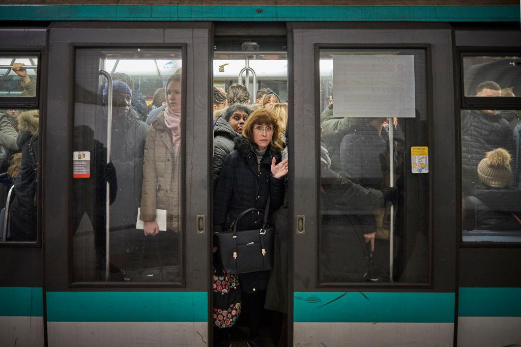 French Unions Take To The Streets Again In National Strike Effort