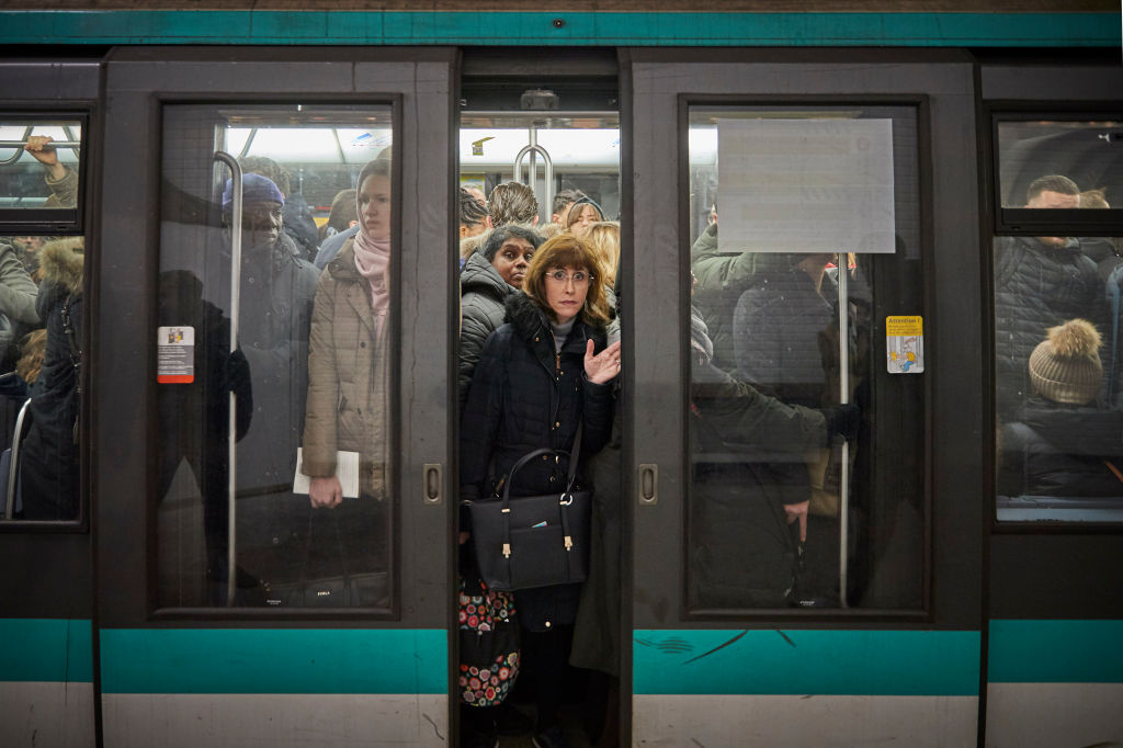 French Unions Take To The Streets Again In National Strike Effort