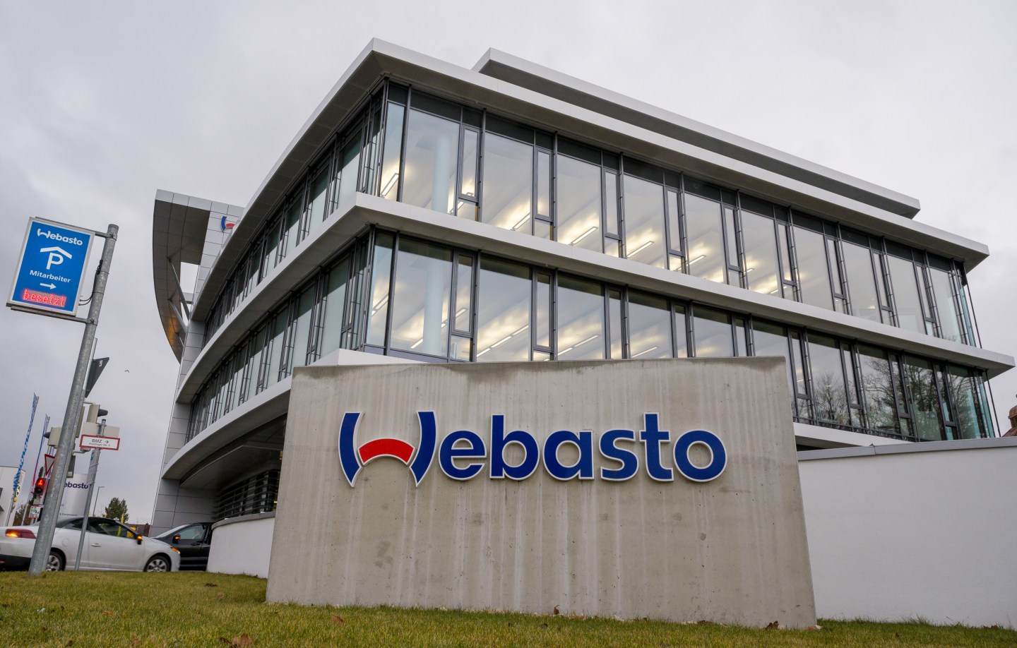 The main building of the Webasto company. In Germany, an infection with the novel coronavirus has been confirmed for the first time.
