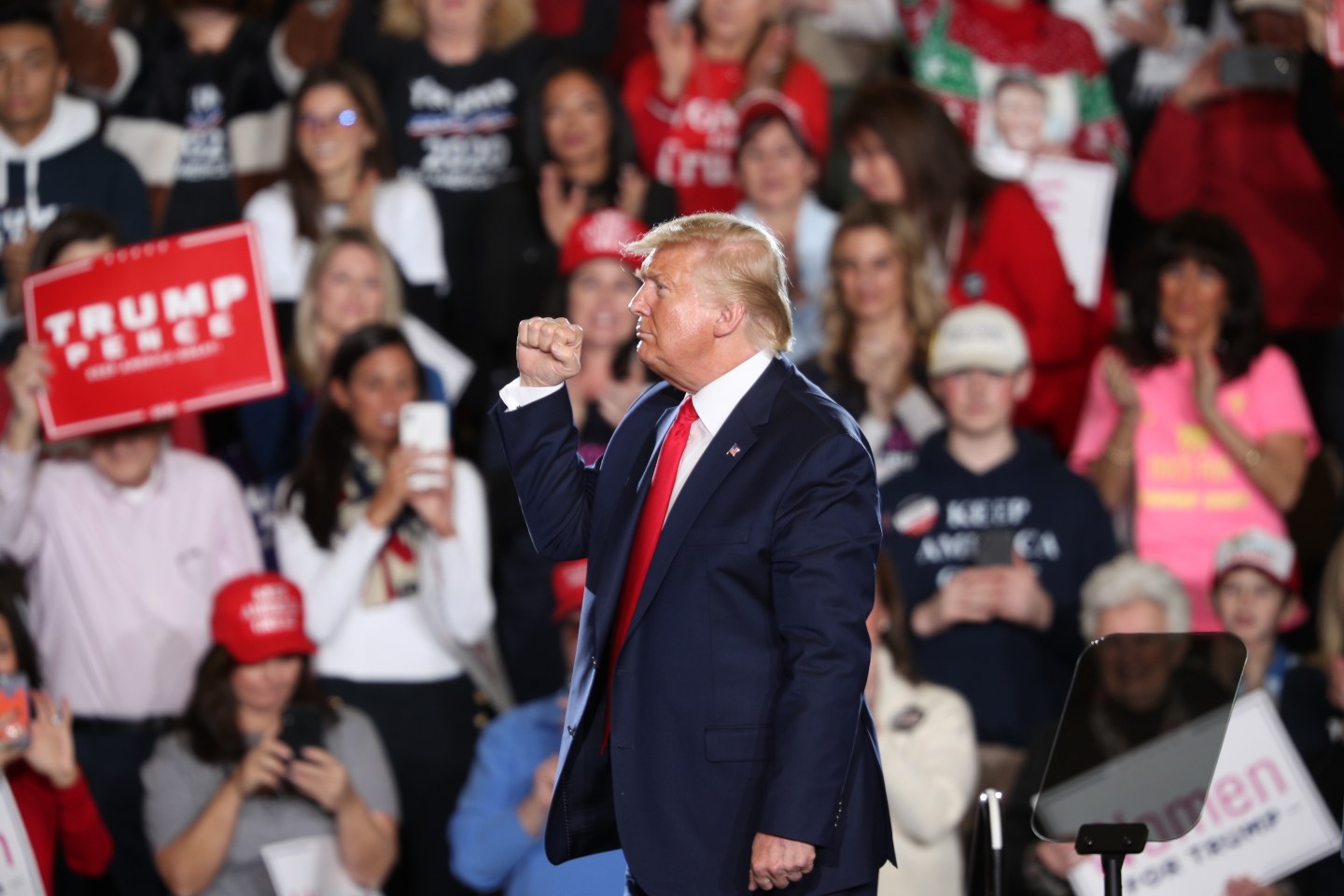 U.S. President Donald Trump's campaign rally in New Jersey