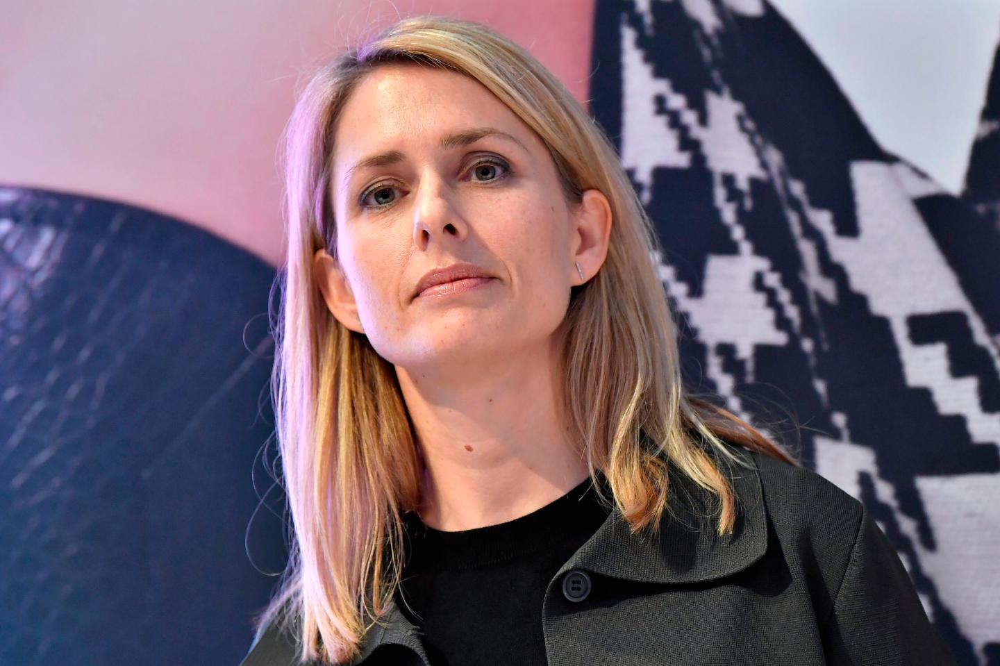 Helena Helmersson, designated CEO of Swedish clothing retail giant Hennes and Mauritz (H&M), arrives for a press conference at the company's headquaters in Stockholm, January 30, 2020. (Photo by Jonas EKSTROMER / TT News Agency / AFP) / Sweden OUT (Photo by JONAS EKSTROMER/TT News Agency/AFP via Getty Images)