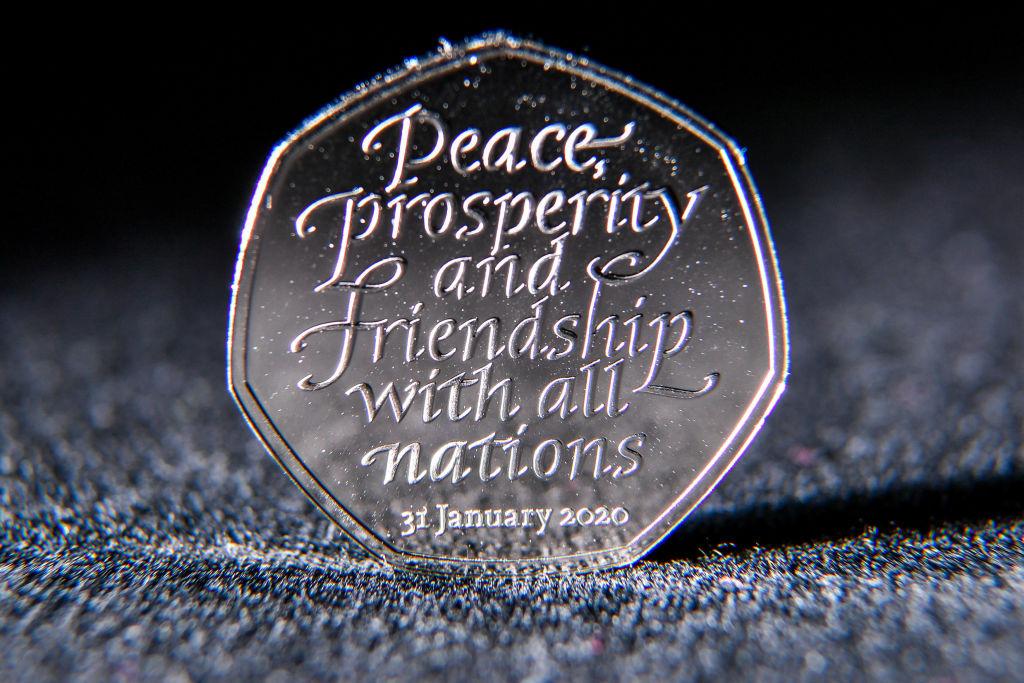 On Brexit Day, a commemorative coin celebrating ‘Peace, Prosperity and Friendship’ stokes divisions