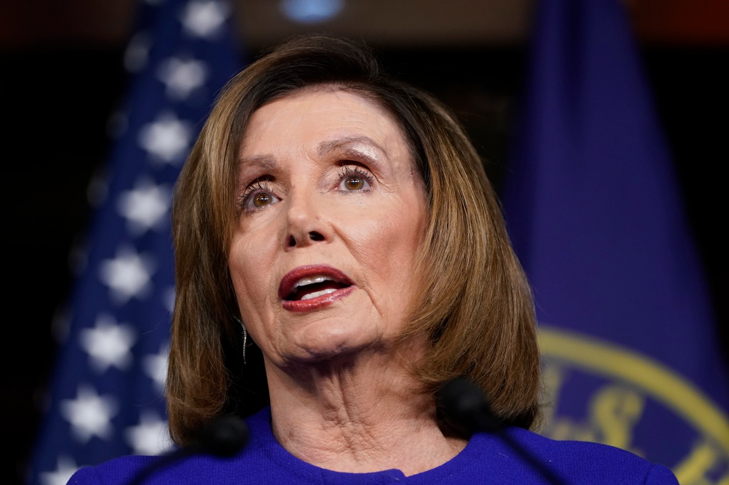 Speaker Nancy Pelosi Speaks To The Press In Weekly News Conference