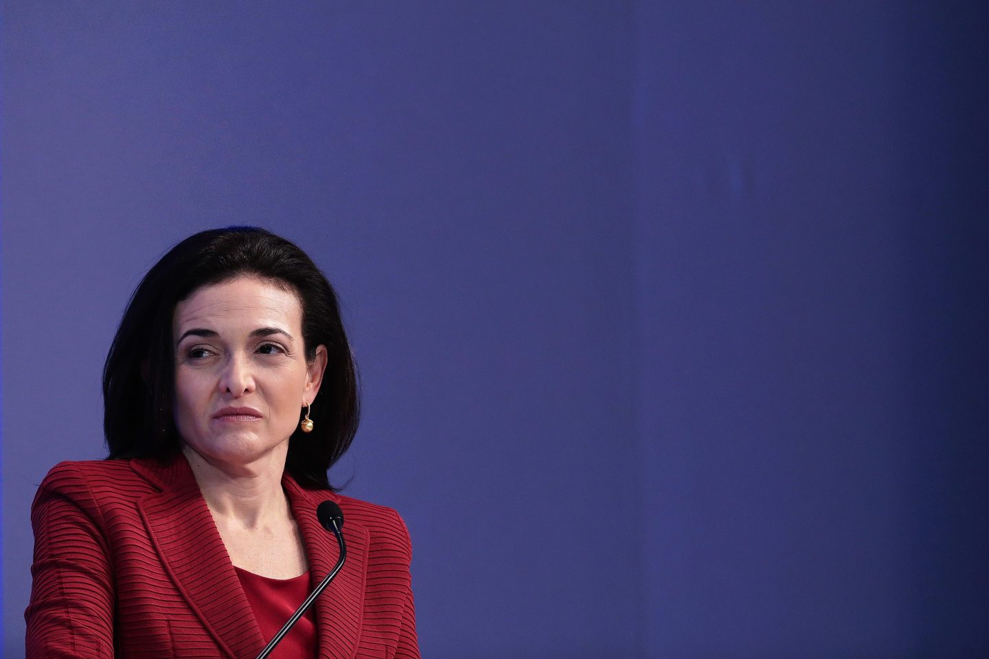 facebook COO sheryl sandberg at davos
