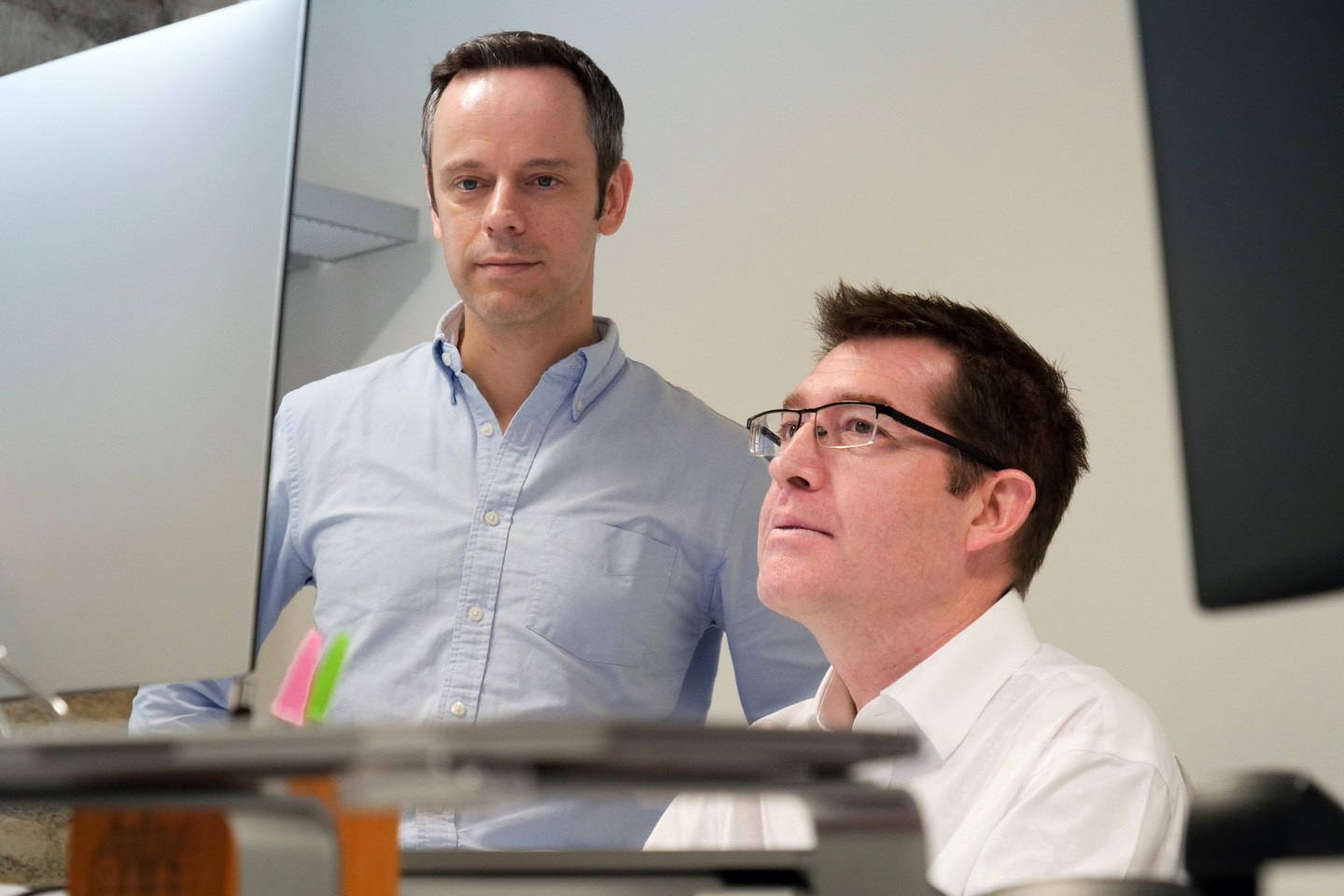 Balázs Boros (left) and Grant Fuller of Irithmics