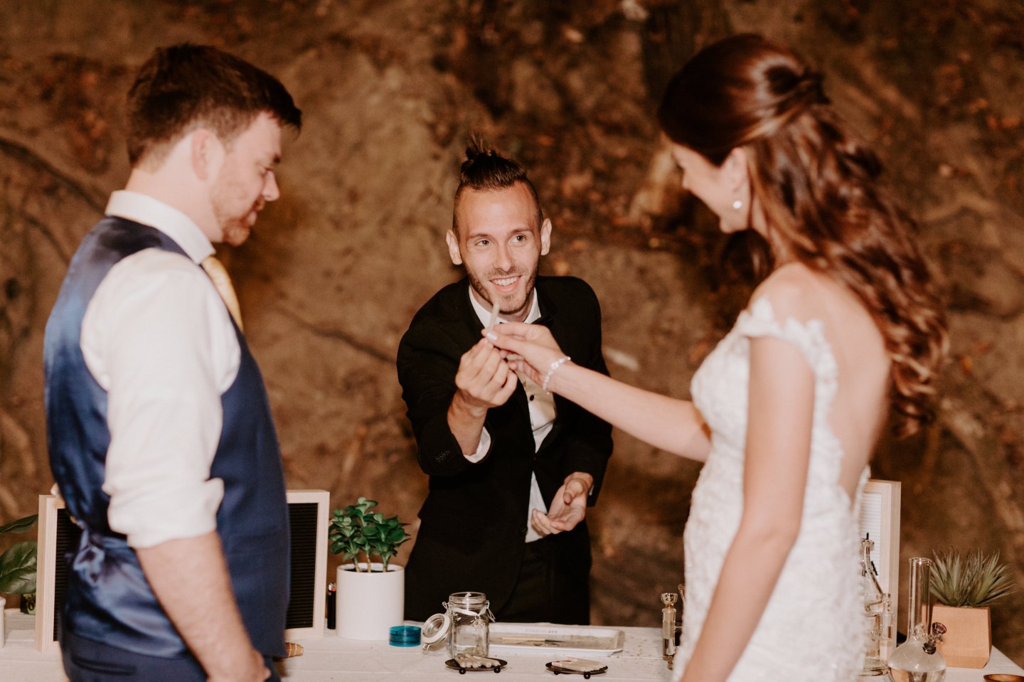 The cannabis wedding industry is growing rapidly, thanks to the increasing acceptance of the product and legalization across the country.