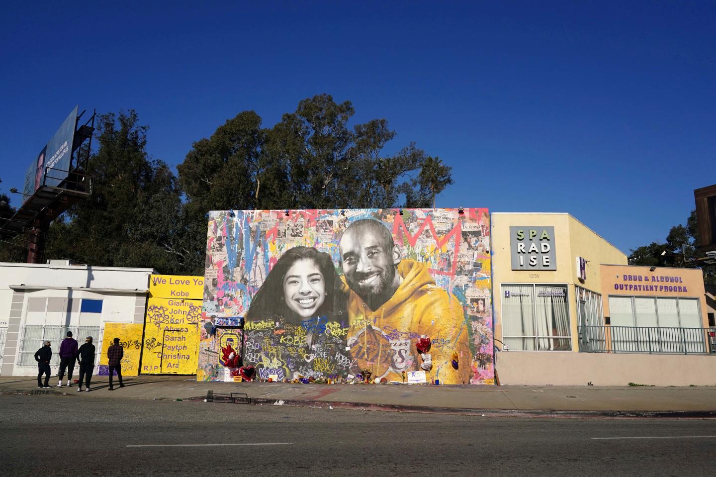 Los Angeles is literally awash with grief
