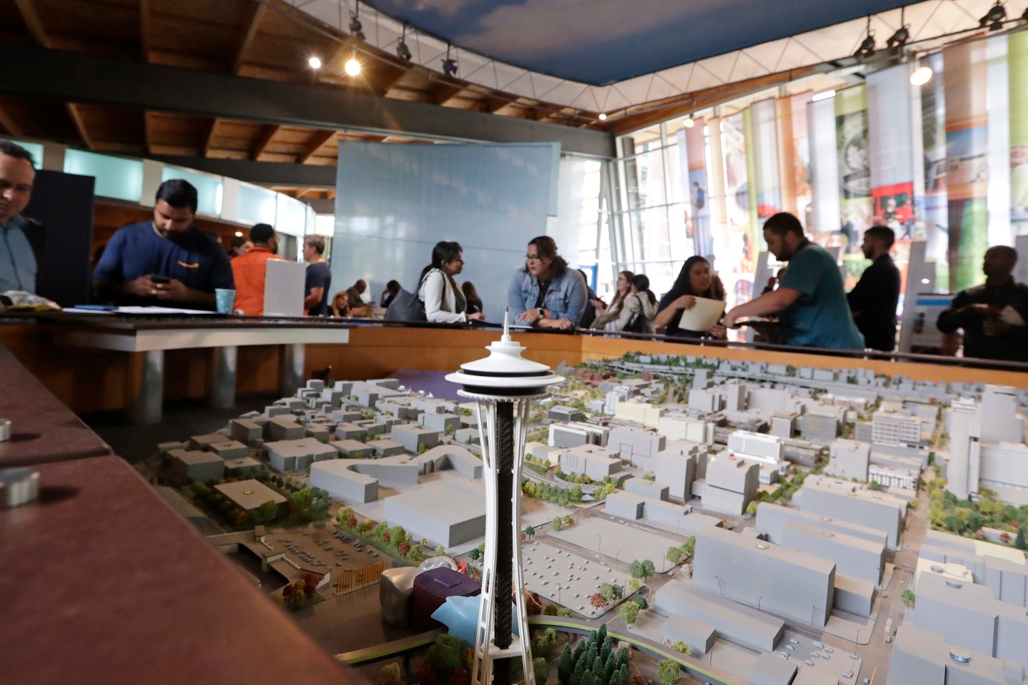 Amazon Hiring-Washington-Seattle Skyline