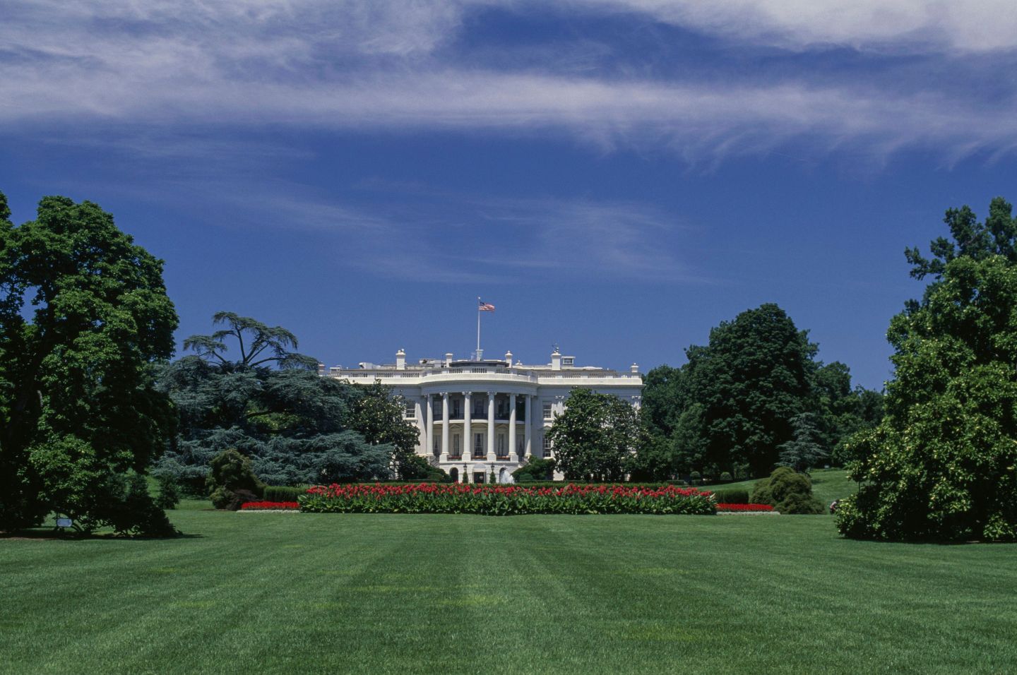 South Facade of the White House, 1800, by James Hoban (1762-1831), Washington DC, District of Columbia, United States of America, 19th century.