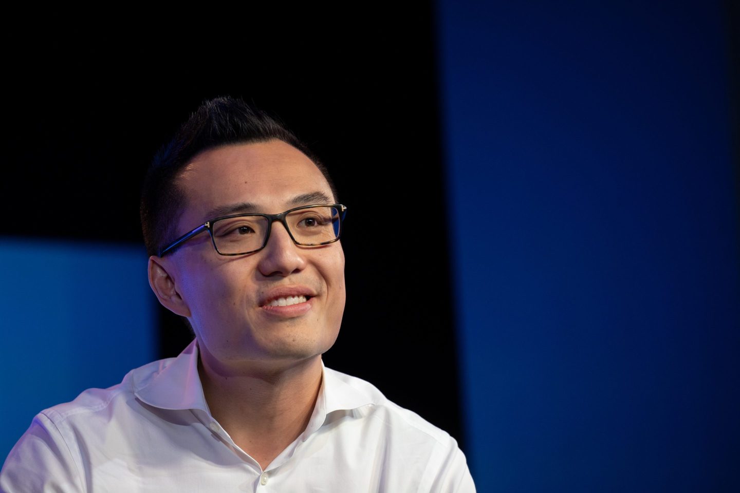 Tony Xu, co-founder and chief executive officer of DoorDash Inc., at the Wall Street Journal Tech Live conference in Laguna Beach, California, U.S., on Tuesday, Oct. 22, 2019.