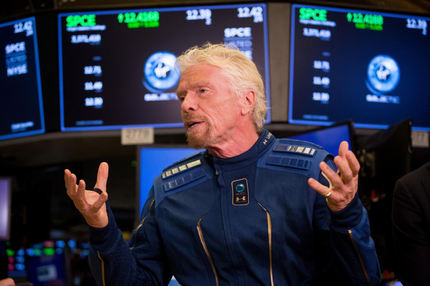Virgin Group's Richard Branson talking about Virgin Galactic